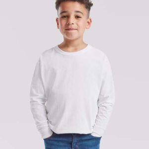 Kids long sleeve valueweight T